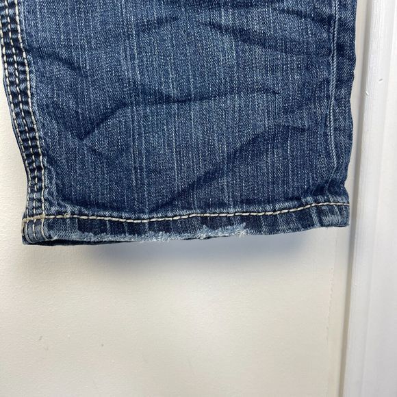 BKE Tyler 33x31 Cotton Blend Straight Leg Stretch Denim Blue Jeans Zip *Read - Picture 8 of 8